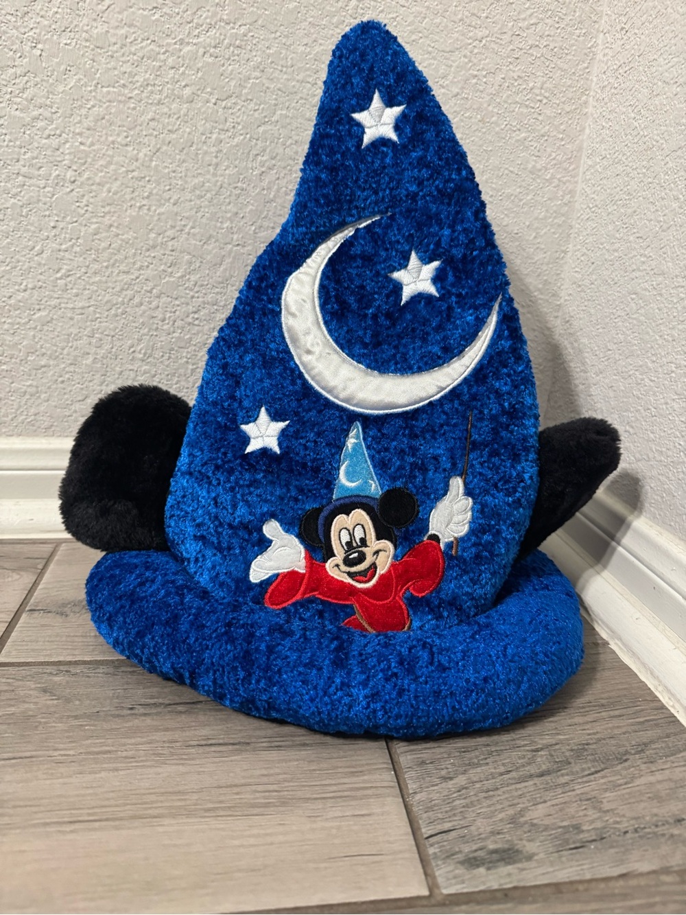 Disney Parks Mickey Mouse Fantasia Sorcerer's Apprentice Wizard Hat with Ears| S
